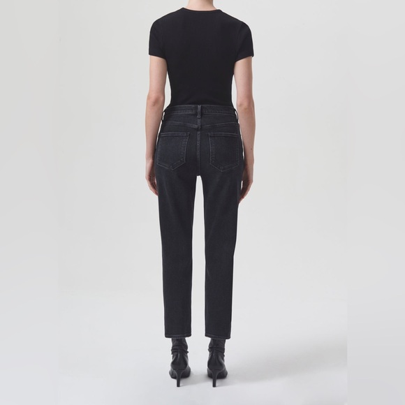 RILEY HIGH RISE STRAIGHT CROP in Crushed - Picture 2 of 8